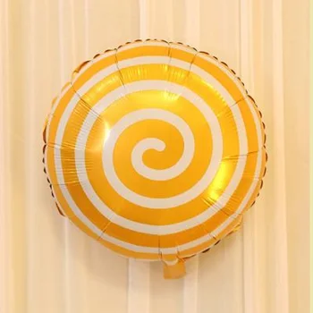 14pcs/Yuvarlak Lolipop Folyo Sütun Balon Parti Dekorasyon DİY Bebek Doğum günü Düğün Olay Modelleme Helyum Balonu Şişirilmiş ayarlayın