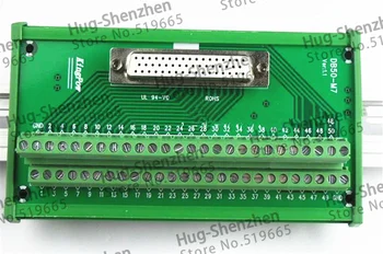 DB50 DR50 Kadın 50 pin bağlantı noktası dın ray modülü Terminal bloğu adaptörü dönüştürücü PCB kabuk ile 3 satır Ara