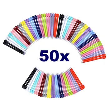 50pcs/pack Kalemi 8.5 cm Muti Kalem renkli Plastik Dokunmatik Rasgele tarafından Nintendo DS Lite (Renk)İçin Kalem Oyun Aksesuarları Kalemi