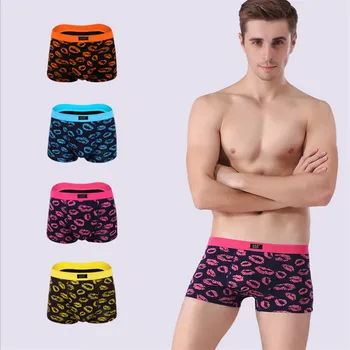 Moda erkek iç çamaşırı boxer 4 adet/lot Şort Erkek Seksi Erkek boksörler Erkek iç çamaşırı hediye kutusu boxer seksi
