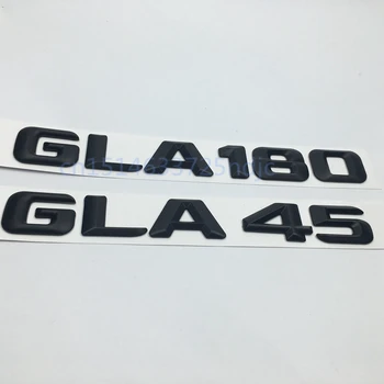 Mercedes İçin 3D Mat Siyah GLA180 GLA45 Bagaj Logosu Rozeti Amblemi Dekorasyon-benz Amg GLA Sınıf
