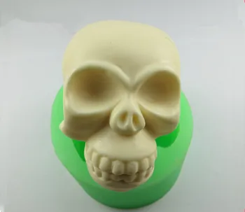 Kafatası modelleme silikon sabun kalıp dekorasyon kalıp sabun kalıp Hiçbir el Yapımı kafatası Kek fondan.S8006