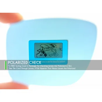 Oakley Antix güneş Gözlüğü Lens Buz Mavisi ve Gümüş Titanyum için 2 Adet Mryok çizilmez POLARİZE Yedek Lensler
