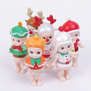 Sonny Angel Mini PVC Şekil Noel Serisi 6pcs/PVC Aksiyon Figürleri Kutulu Model Oyuncaklar Bebekler, Çocuklar Hediyeler Koleksiyon ayarlayın