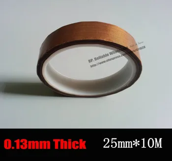(25 mm*10 metre *0,13 mm) HAVAGAZI Yapıştırıcı Teflon Bant Yüksek Sıcaklık Yalıtım Direnci, Sıcak Mühür Fiberglas