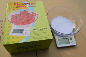 Kase İle Tartı Dengesi Pişirme 7 1g Hassas Elektronik Mutfak terazisi 7 Taşınabilir LCD Dijital Gıda Diyet Mutfak Tartıları