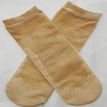 5Pairs Yaz İnce Kısa Çorap Kadın Kız Dirençli Altına Kalın Çorap Giyin Çorap Dayanıklı Nem Esneklik Kayma-ayak Bileği