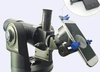 Mikroskop teleskop telefon arayüzü bağlayıcı evrensel destek tripod zamanlayıcı 40-100MM telefon klibi öz