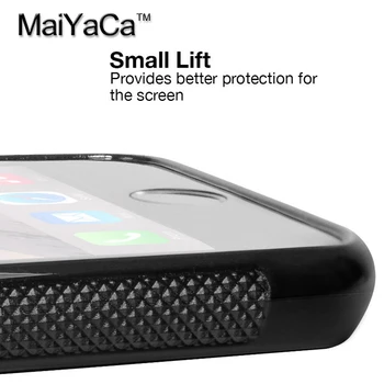 MaiYaCa iPhone 7 8 Mermer İlk İsmi Özel Cep Telefonu kılıfı Kişiselleştirilmiş Artı 5 5s 6 6 Capa 10 Yumuşak Lastik Telefonu Çanta X SE