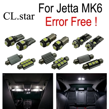 VW Jetta 6 MK6 sedan için 13pcs canbus Hata Ücretsiz (2011+)lambası iç ışık kiti LED