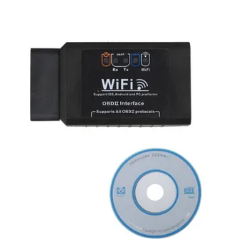 Wifi ELM327 V2.1 OBD2 EOBD Kod Okuyucu ELM 327 Tarama Aracı Desteği Android ve iOS Telefon