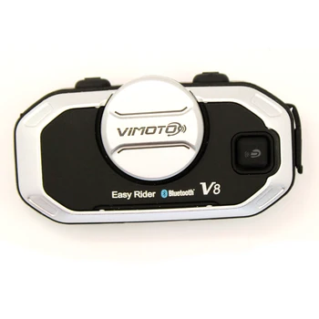 Cep Telefonu İçin İngilizce Sürüm Easy Rider 2Sets Vimoto V8 Kask Bluetooth Kulaklık Motosiklet Stereo Kulaklık ve Radyo GPS