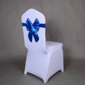 11colors ücretsiz kravat ılmek düğün sandalye örtüsü düğün dekorasyon 10 adet/lot PU