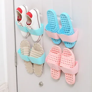 10CM 6.5*25 Beş Renk yaratıcı Ev Banyo yatak Odalı Ev üç boyutlu Plastik Ayakkabı Raf Ayakkabı Raf Depolama Organizasyonu*