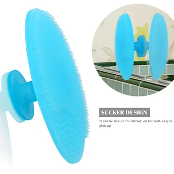 1 adet Yüz Temizleyici Fırça Yıkama Siyah nokta Çıkarıcı Yumuşak Silikon Ped Fırça SPA Scrub Cilt Temizleyici aracı Kaldırmak Peeling Yüz