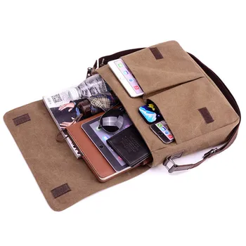 Yeni moda Erkek çanta erkek evrak çantası iş çanta lüks Tasarımcı laptop çantası Dosya paket Seyahat Boş çanta tuval