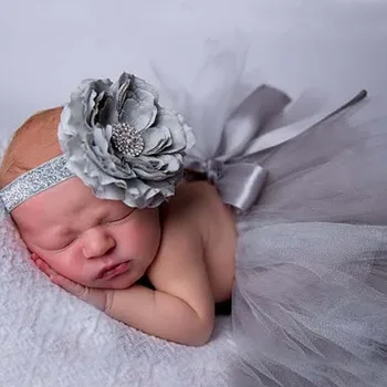 Yeni Doğan Fotoğraf Sahne Sıcak Satış Bebek Kız Moda Prenses Tütü Etek saç Bandı Şapkalar TS020 uygun Kıyafet Kostüm