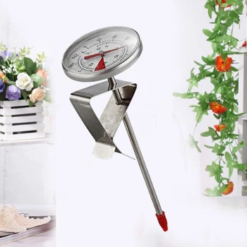 Mutfak Paslanmaz Çelik Fırın BARBEKÜ Et Termometresi Prob Termometre Gıda Et Göstergesi 100 Santigrat Yemek Pişirme Araçları