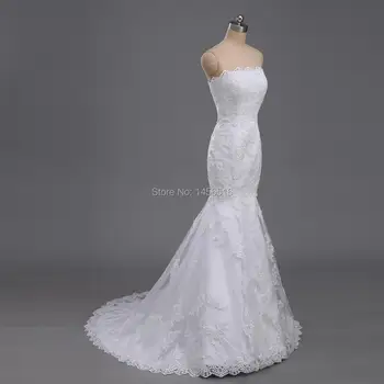 Menoqo Vestido de noiva Gelinlik Kolsuz Dantel Gelinlik 2018 vestido de casamento gelinlik Denizkızı