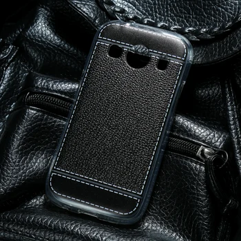 Samsung Galaxy Ace 4 LTE G357FZ Ace Style LTE SM G357 İçin AKABEİLA Silikon Telefon kılıfı-G357FZ 4.3 inç Durumda SMS ile Lichee Çanta