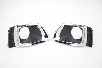 1Pair ABS Krom Sağ & Sol Tarafta Sis farı Çerçevesi Sis Lambası-2016 Subaru Forester Kapakları