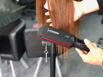 Profesyonel Buharlı Saç Düzleştirici Seramik Buhar Demir Steampod Salon 2 inç Isıtma Aracı Islak hairstyler Şekillendirme Kızılötesi