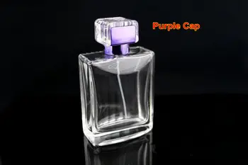 Güçlü/çok Yüksek Kalite 100 ml Cam Parfüm Vida Boyun ile Boş Net Doldurulabilir Kozmetik Ambalaj Şişe Şişe Sprey