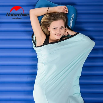 NatureHike Hafif Uyku tulumu Liner 80x200cm Uyku tulumu Astar Polyester Seyahat Yürüyüş Kamp, Açık Taşınabilir