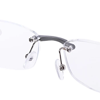 Alüminyum Metal Çerçevesiz 3.5 Gözlük, Presbit Gözlük Reçine Lens 1.0 +~+Okuma