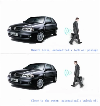 Akıllı Otomatik Algılama Araba Araba Alarm Sistemi Seti Oto Hırsızlığı Petrol Hattı Otomatik Olarak Otomatik Start Merkezi Kilit Alarm Tespit Kilidi
