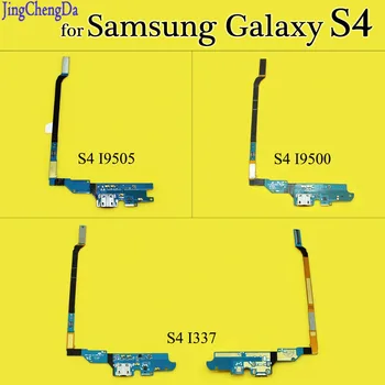Jing Cheng Da Yeni bir USB Şarj Cihazı Samsung GALAXY S4 İ9505 İ337 I9500 için Mikrofon mikrofon ile bağlantı dock bağlantısı Flex kablo şarj