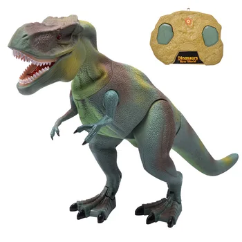 Chrismas hediye olarak çocuklar için ücretsiz Kargo Uzaktan Kumanda elektrikli Oyuncak Jurassic Dinozor Tyrannosaurus Rex Model RC Dinazor oyuncakları