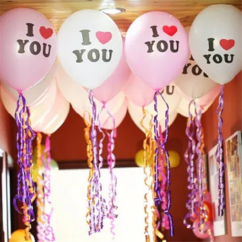 Parti Dekorasyon DİY Aksesuar Malzemeleri için yeni 1 Adet/Sürü Folyo Balon Kurdele 5 MM X 100 Yerds Parti Düğün hediyesi Toptan