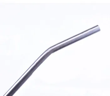 DHL Ücretsiz 8 inç Uzunluğunda Paslanmaz Çelik Metal İçme Payet Yeniden bekarlığa veda Partisi Kokteyl Parti 200pcs/lot kargo