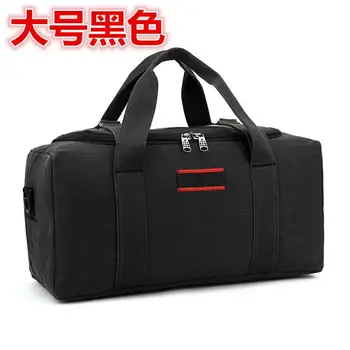 X-041717 Sıcak Satış unisex kadın erkek büyük kapasiteli seyahat çantası büyük tuval Bagaj çanta Online