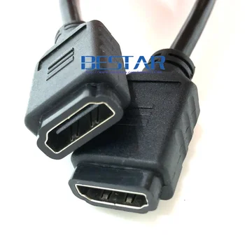 Adaptador Kablo HDMI Dişi Uzatma adaptör dönüştürücü hdmı kablosu 30cm 1ft 0.3 m A erkek Tipi
