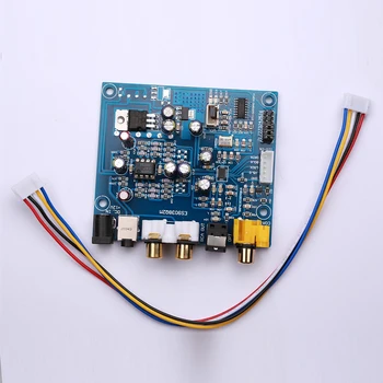KGUSS M7A JRC55320 ES9038Q2M I2S DSD Optik Koaksiyel Giriş kod Çözücü DAC Kulaklık Çıkışı Ses amplifikatör Kurulu