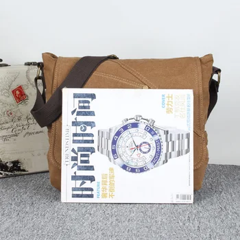 Erkek Rahat Kanvas Omuz Çantaları Vintage Messenger çanta Moda öğrenci Scholl Seyahat Çantası Laptop çantası Evrak çantası şey yapıyor