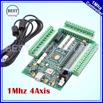 Step motor için MACH3 4 Eksen USB kontrol kartı, Hareket Kontrol Kartı arabirimi 1 MHz CNC kontrol Sürücü Kartı ve servo motor