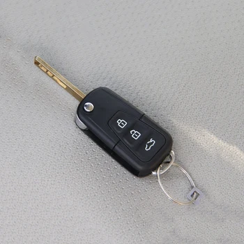 Lifan X60 Katlanır Araba Anahtarı Kapağı için 3 Düğme Deri Uzaktan Kumanda Tuş takımı Klavye Kapak kabuk, araba anahtarı aksesuarları korumak