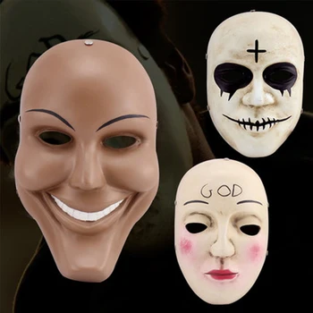 Yüksek Kaliteli Reçine Temizleme Kopya Korkunç Cadılar Bayramı Maskesi Korku Maskesi Tam Yüz Maskesi Ev Dekorasyonu Koleksiyonu Masquerade Cosplay
