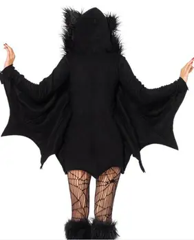 Kadınların yüksek kaliteli M XL için Cadılar Bayramı kostümleri seksi kadın yarasa iç giyim artı boyutu 2016 Yeni Geliş