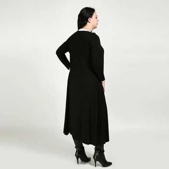 6xl Kadın Rahat Hırka Mont Uzun Yumuşak Sonbahar Bahar Giyim Artı Boyutu Kadınlar Zarif Bayanlar Kimono Feminino 4x Cltohing Kalıcı