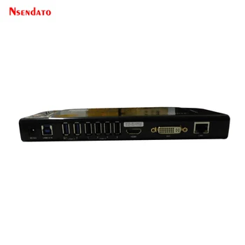 MAVİ.Ethernet HDMI/DVI/VGA 6 USB bağlantı noktası İle 0 4000 Çift Ekran Evrensel Yuvası Usb 3.0 Evrensel Dizüstü bilgisayar Standı