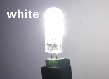 10 adet G4 Lamba SMD 3014 Ampul Beyaz Işık 360 Derece Açılı Silikon Lamba 1.5 W Non-polar Ampul DC LED Spot ışık