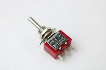 3 Pin Anlık Geçiş Açma/Kapama/2 Adet AC SPDT AC250V/2A/120 V/5A LW kırmızı Anahtar
