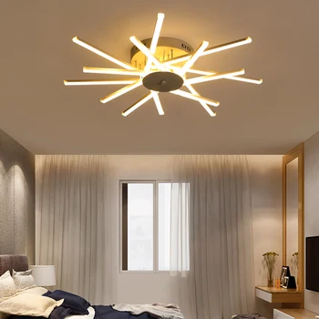 Çalışma odası Alüminyum yemek yatak odası oturma odası için yeni Varış Modern led tavan avize ışık Avize lamba armatürleri