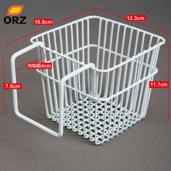 ORZ 2 adet Metal Depolama Sepeti Mutfak Kapı Dolap Çekmece Arka Askı Banyo Ofis Eşyalar Organizatör Raf Kanca Tutucu