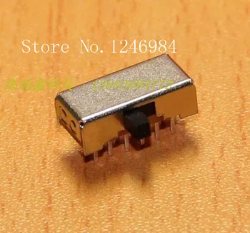 [SA]Küçük mini geçiş anahtarı kaydırın DC kavisli ayak DC güç 42D03-200pcs/lot SK geçiş anahtarı