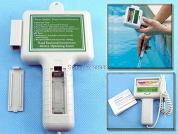 Yüzme Havuzu Spa Su İçin marka PH/ELEKTROTU Klor Metre Su Kalitesi pH Değeri Klor Seviyesini Test pH ELEKTROTU Test Sonda Sensörü